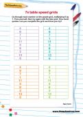 7 times table speed grids worksheet 7 times table speed grids worksheet