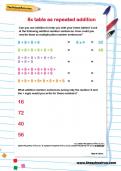 8 times table as repeated addition worksheet 8 times table as repeated addition worksheet