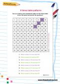 9 times table patterns worksheet 9 times table patterns worksheet
