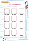 Add one and draw worksheet Add one and draw worksheet