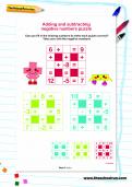 Adding and subtracting negative numbers puzzle Adding and subtracting negative numbers puzzle