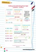 Adding and subtracting three-digit numbers – revision Adding and subtracting three-digit numbers – revision