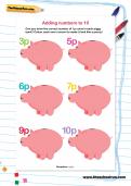 Adding numbers to 10 worksheet Adding numbers to 10 worksheet