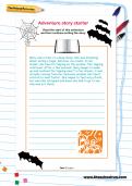 Adventure story starter worksheet Adventure story starter worksheet