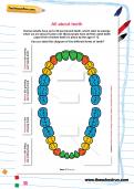All about teeth worksheet All about teeth worksheet