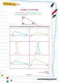 Angles in a triangle Angles in a triangle