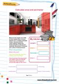 Calculate area and perimeter activity Calculate area and perimeter activity