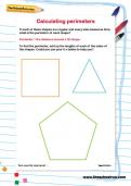 Calculating perimeters worksheet Calculating perimeters worksheet