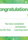 Learning Journey certificate Learning Journey certificate