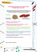 Changing sounds: how does string length affect sound? Changing sounds: how does string length affect sound?