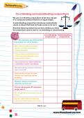Co-ordinating and subordinating conjunctions worksheet Co-ordinating and subordinating conjunctions worksheet