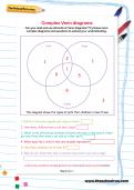 Complex Venn diagrams worksheet Complex Venn diagrams worksheet