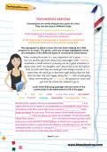 Connectives exercise worksheet Connectives exercise worksheet