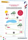 Convert between miles and kilometres worksheet Convert between miles and kilometres worksheet