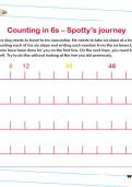Counting in 6s worksheet Counting in 6s worksheet