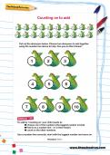 Counting on to add worksheet Counting on to add worksheet