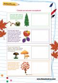 Create an autumn scrapbook Create an autumn scrapbook