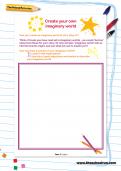 Create your own imaginary world worksheet Create your own imaginary world worksheet