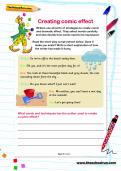 Creating comic effect worksheet Creating comic effect worksheet