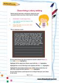 Describing a story setting worksheet Describing a story setting worksheet