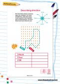 Describing direction worksheet Describing direction worksheet