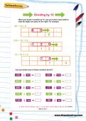 Dividing by 10 worksheet Dividing by 10 worksheet
