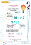 Dividing three-digit numbers Dividing three-digit numbers