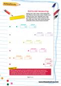 Dot to dot measuring worksheet Dot to dot measuring worksheet
