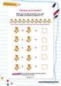 Doubles up to double 5 worksheet Doubles up to double 5 worksheet