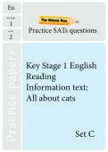 Key Stage 1 SATs English practice papers C TheSchoolRun Key Stage 1 SATs English practice papers C TheSchoolRun