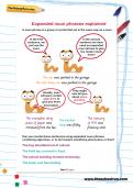 Expanded noun phrases explained worksheet Expanded noun phrases explained worksheet