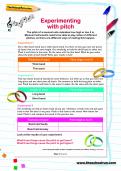 Experimenting with pitch activity Experimenting with pitch activity