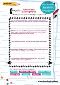 Folklore tale planning frame worksheet Folklore tale planning frame worksheet