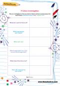 Friction investigation worksheet Friction investigation worksheet