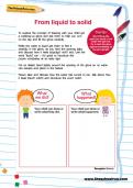 From liquid to solid activity From liquid to solid activity
