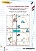 Grid coordinates treasure hunt Grid coordinates treasure hunt