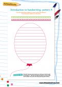 Handwriting practice: patterning 4 Handwriting practice: patterning 4