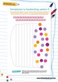 Handwriting practice: patterning 5 Handwriting practice: patterning 5