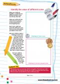 Identify the value of different coins worksheet Identify the value of different coins worksheet