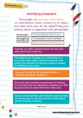 Identifying paragraphs Identifying paragraphs