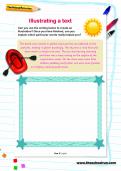 Illustrating a text worksheet Illustrating a text worksheet
