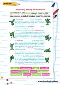 Improving writing with adverbs Improving writing with adverbs