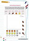 Interpreting pictograms worksheet Interpreting pictograms worksheet