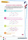 Introduction to lattice multiplication worksheet Introduction to lattice multiplication worksheet