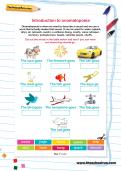 Introduction to onomatopoeia worksheet Introduction to onomatopoeia worksheet