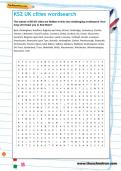 UK cities wordsearch KS2 UK cities wordsearch