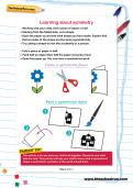 Learning about symmetry activity Learning about symmetry activity