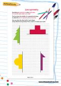 Line symmetry worksheet Line symmetry worksheet