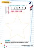 Handwriting: Long ladder patterns practice Handwriting: Long ladder patterns practice