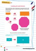Looking at scale factors worksheet Looking at scale factors worksheet